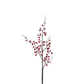 Kunstig b�rkvist med r�de b�r | Mr Plant I 75cm