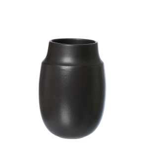 AYA vase lille, sand finish, Black, D10,5 x H15 cm