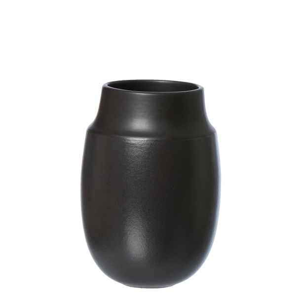 AYA vase lille, sand finish, Black, D10,5 x H15 cm