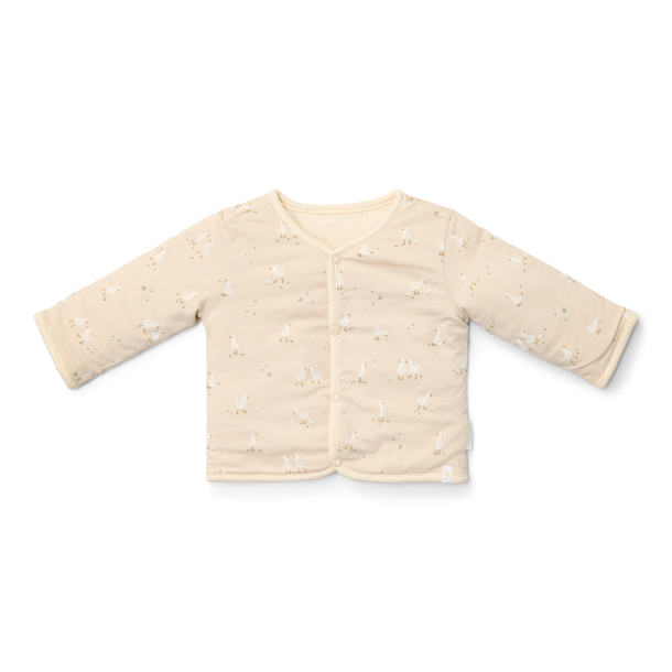 Cardigan til babyer | Vendbar | G�s | Little Dutch
