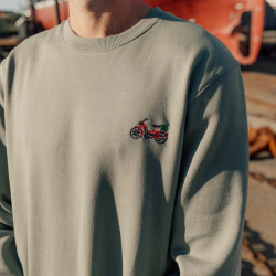 Crewneck | Mini red maxi sweatshirt | LAKOR