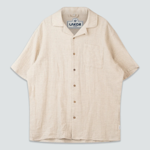 Short sleeve shirt | LAKOR | Skjorte |�Off white
