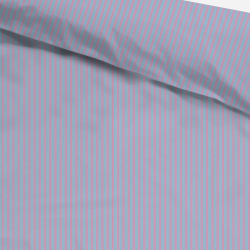 Lavendelstribede sengest i Percale  Pin Stribe Lavendel | Engholm | &#8203;&#8203;&#8203;&#8203;&#8203;&#8203;&#8203;140 x 200cm.