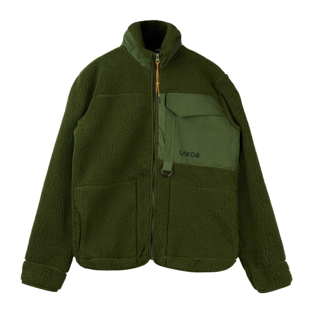 Bear Sherpa Jacket I Gr�n I LAKOR