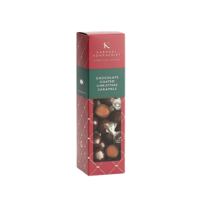 Chokoladeovertrukne julekaramel kugler | Karamel Kompagniet