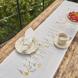 Stofservietter fra Speedtsberg med blomster l 4 stk. 