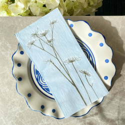 Servietter med blomster fra Speedtsberg l 16 stk.