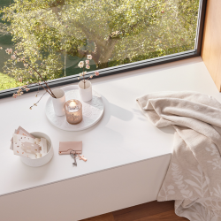 Fad i porceln fra Rder l Blomstret 3D effekt l 30 cm