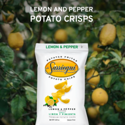 Chips l Sarriegui chips med Citron &amp; Peber l 40g