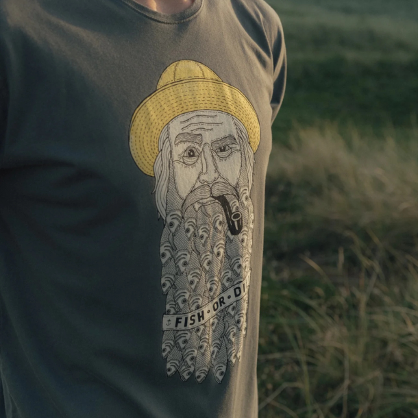 T-shirt fra Lakor i en Urban chic farve l Fishy Beard