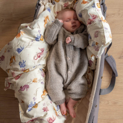 Sengetj l Baby l GOTS l 70 x 100 l Baby &amp; brn l Filibabba l