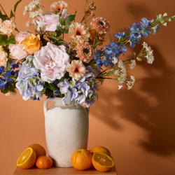 Kunstige blomster l Delhinium l Bl l 90cm l Indretning l Mr Plant l