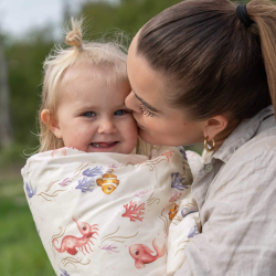 Sengetj l Baby l GOTS l 70 x 100 l Baby &amp; brn l Filibabba l