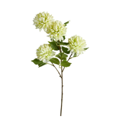 Kunstig Krysantemum blomst fra Speedtsberg l Creme farvet blomst l 61 cm 