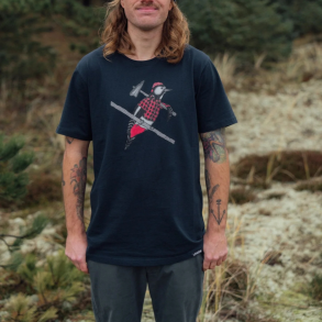 T-shirt | Woodpecker -  Blueberry | Lakor