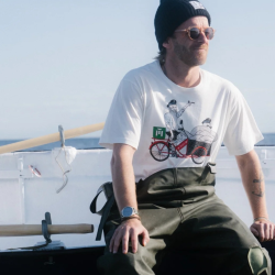 T-shirt fra Lakor | Cargo Mopet, Star white