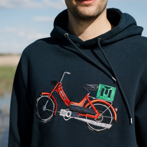 Hoodie | Red maxi | Lakor | Puch maxi hoodie