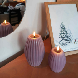 LED Lys l Deluxe Homeart l Lilla rillelys l D10 x H15