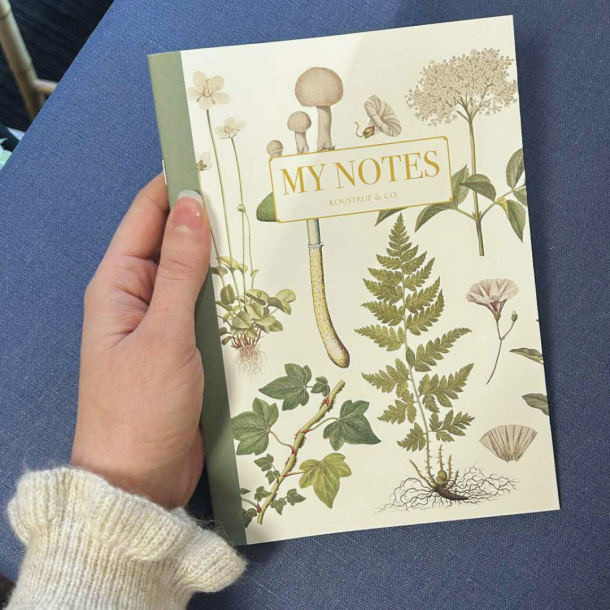 Notesh�fte l Gr�n l Stor M�nster l Koustrup &amp; co. 