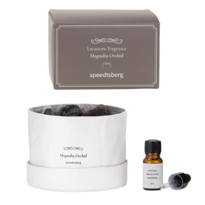 Lavasten st med Essentiel olie fra Speedtsberg l Magnolia Orchid