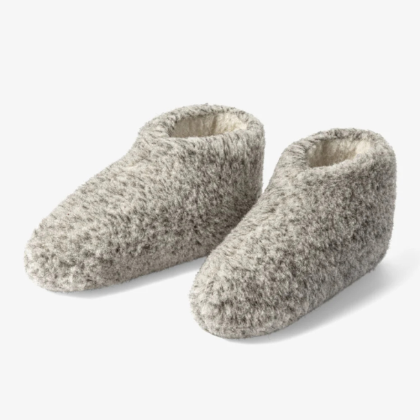 Hjemmesko i 100% merinould | Lav model I Lysegr�