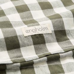 Sengetj OEKO-tex i en Oliven grn farve l Birk sengest l 140 x 200 cm 