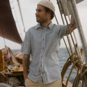 Short Sleeve Shirt I Seer Sucker I LAKOR