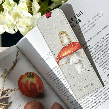 Bogm�rke I Wrendale I Mus p� svamp