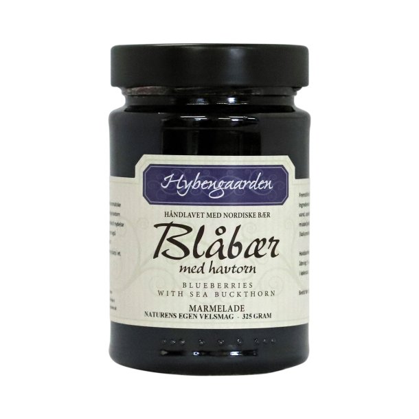 Marmelade med bl�b�r og havtorn | Hybengaarden