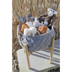 Plantestativ, bambus, Stor