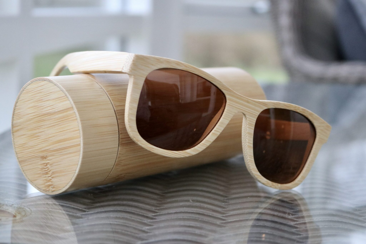 pulver pence frisk Bambus solbriller