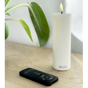 LED lys l Deluxe Homeart l Cream l D5 x H12,5