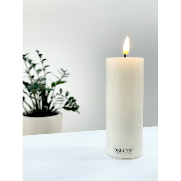 LED lys l Deluxe Homeart l Cream l D5 x H12,5