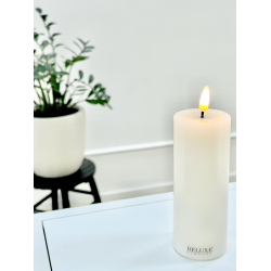LED lys l Deluxe Homeart l Cream l D5 x H12,5