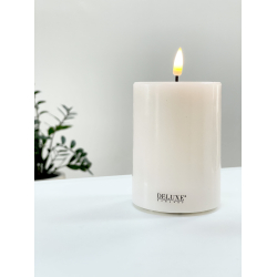 LED lys l Deluxe Homeart l Cream l D7,5 x H10