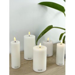 LED lys l Deluxe Homeart l Cream l D5 x H12,5