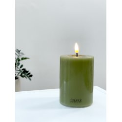 LED Lys l Deluxe Homeart l Oliven Gr�n l D7,5 x H10