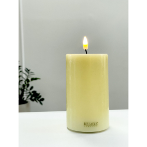 LED Lys l Deluxe Homeart | Gul | D7,5 x H12,5