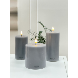 LED lys l Deluxe Homeart l Gr l D7,5 x H12,5