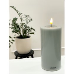 Salvie Green LED Bloklys D7,5 x 15 � Deluxe Homeart