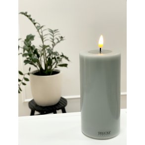 Salvie Green LED Bloklys D7,5 x 15 � Deluxe Homeart