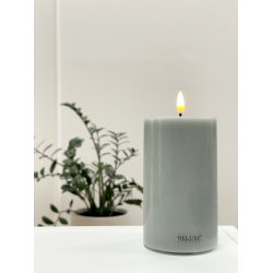 Salvie Green LED Bloklys 7,5cm x 12,5  Deluxe Homeart