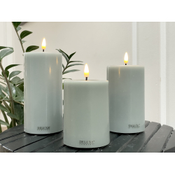 Salvie Green LED Bloklys D7,5 x 10  Deluxe Homeart