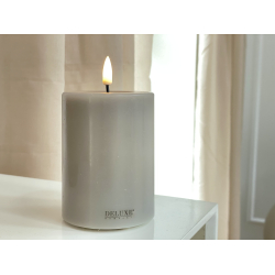 Deluxe Homeart | Bloklys | Sand | D7,5 x H10