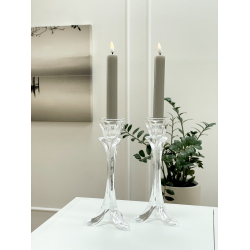 LED lys l Deluxe Homeart l Kronelys l Sand 2 stk. D2 x H15