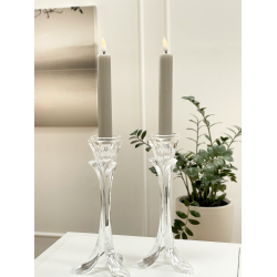 LED lys l Deluxe Homeart l Kronelys l Sand 2 stk. D2 x H15