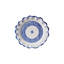 Tallerken i keramik fra Heinen Dlefts Blauw I 21,5cm