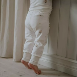 Bambus bukser baby, Lys beige