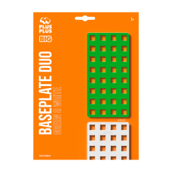 PlusPlus | To store byggeplader | Grn &amp; hvid