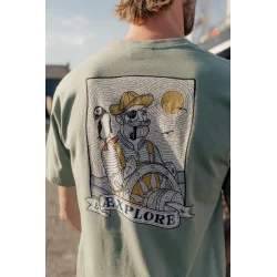T-shirt I Sea parrot &amp; shipster I LAKOR
